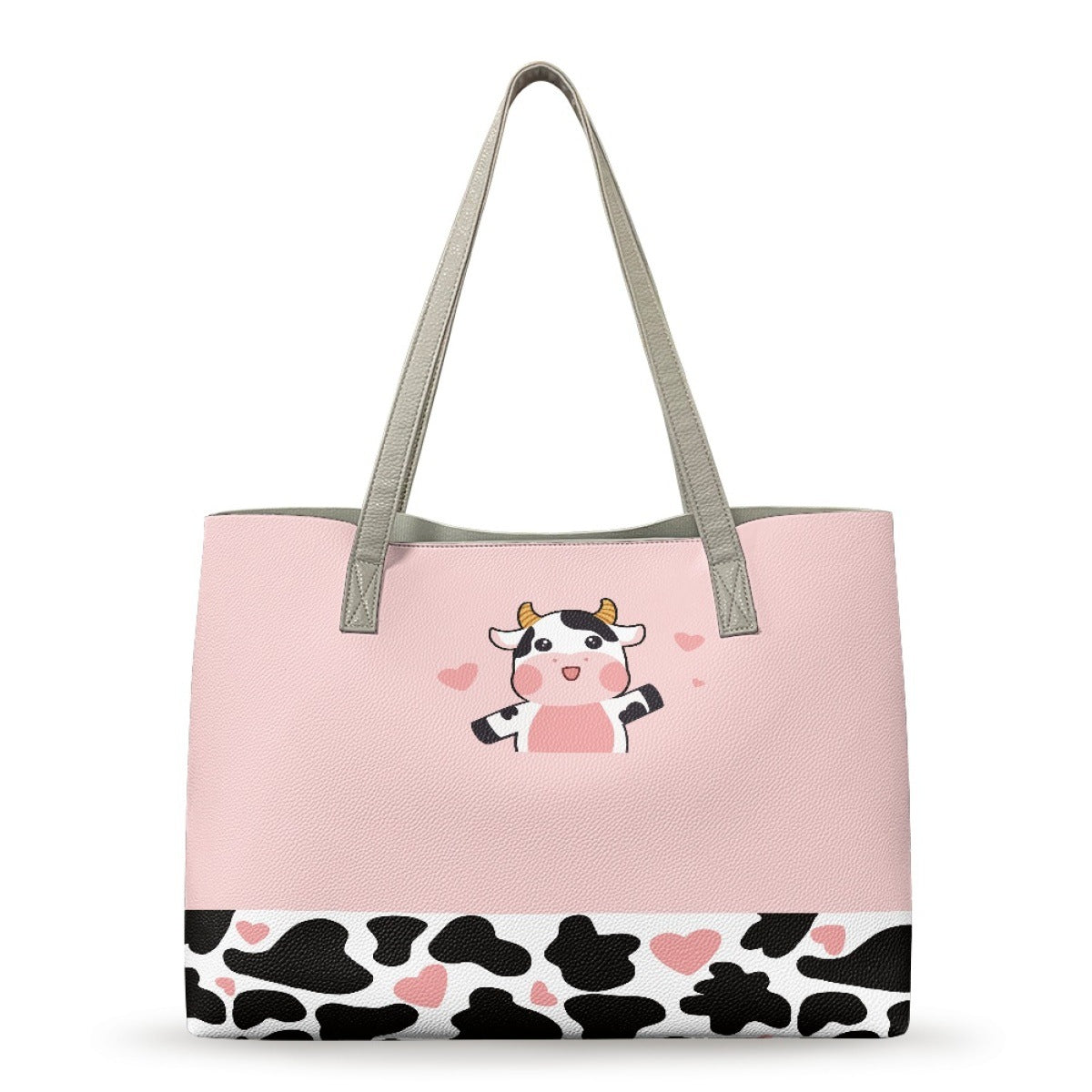 Wholesale Cow Printed Women's PU Handbag Shoulder Bag